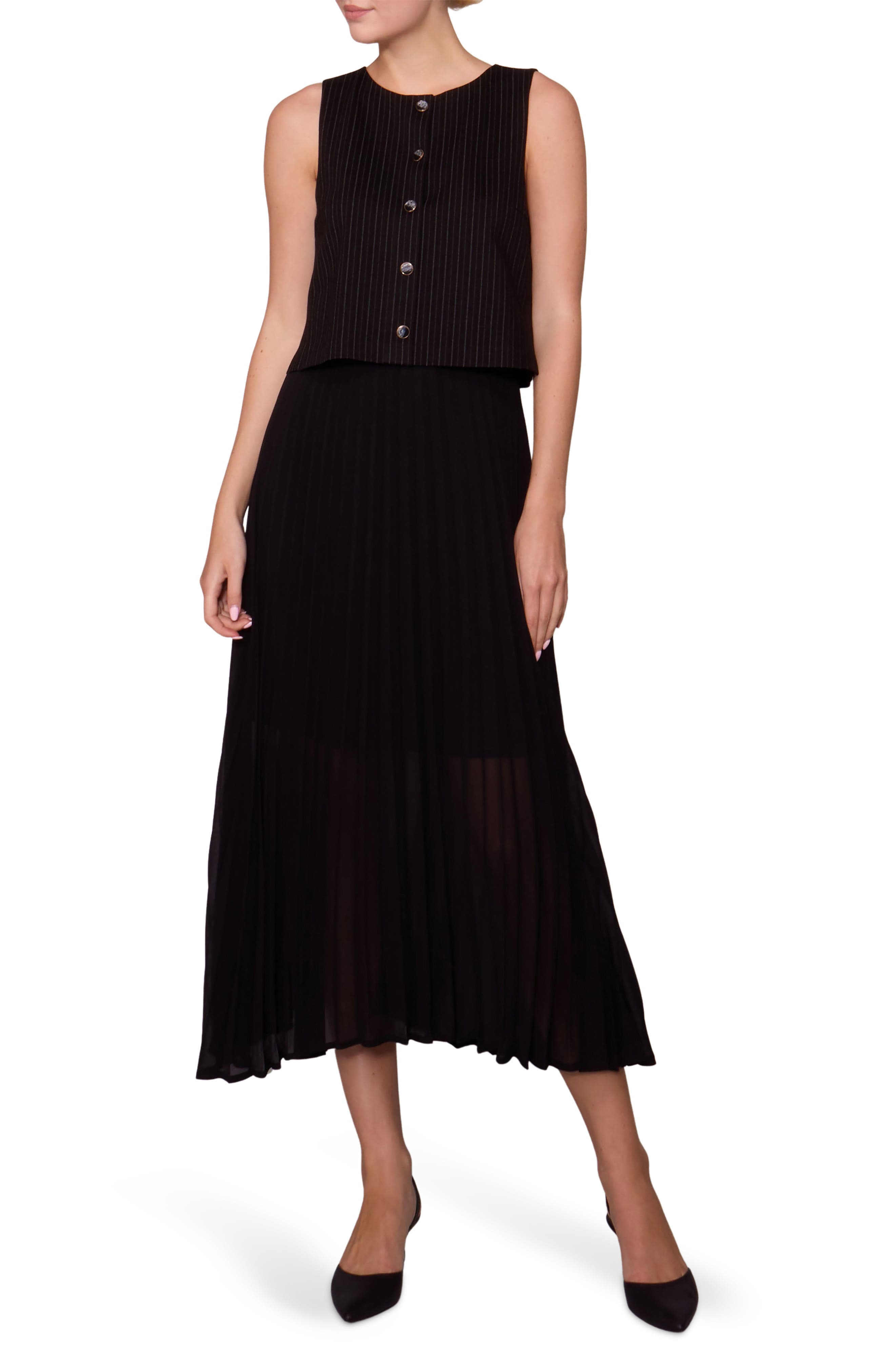 selected BLACK/ IVORY STRIPE