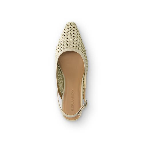 BERNARDO FOOTWEAR BERNARDO FOOTWEAR ATHENA WOVEN SLINGBACK PUMP