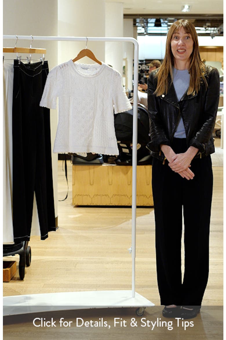 Lily Cotton Pointelle T-Shirt video