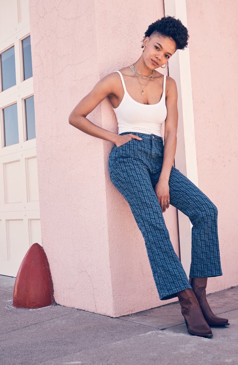 Wrangler x Leon Bridges Wrock Kick Flare Jeans, Alternate, color,