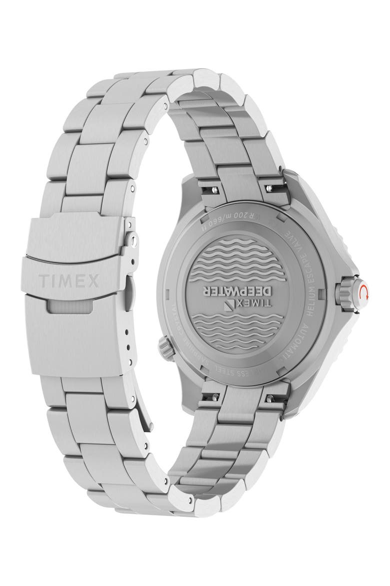 Deepwater Meridian Automatic Bracelet Watch, 41mm, Alternate, color, SILVER
