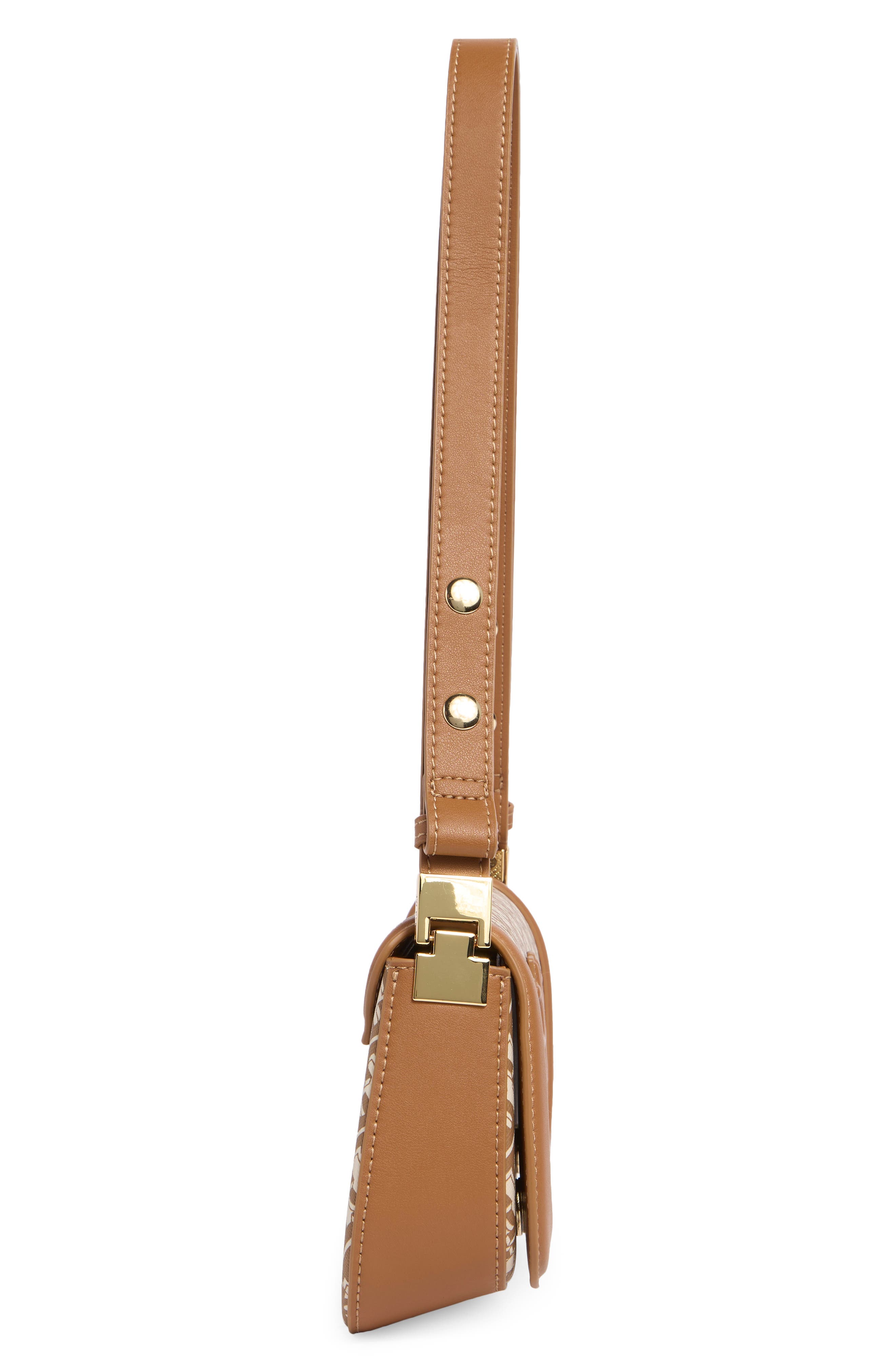 Fei Joy Monogram Shoulder Bag, Alternate, color, BROWN