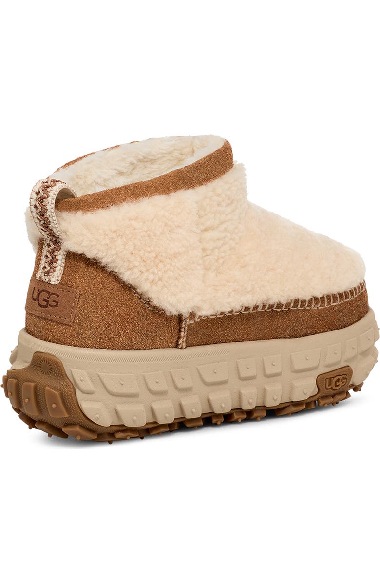 UGG<sup>®</sup> Venture Daze Ultra Mini Genuine Shearling Platform Bootie, Alternate, color, Nat