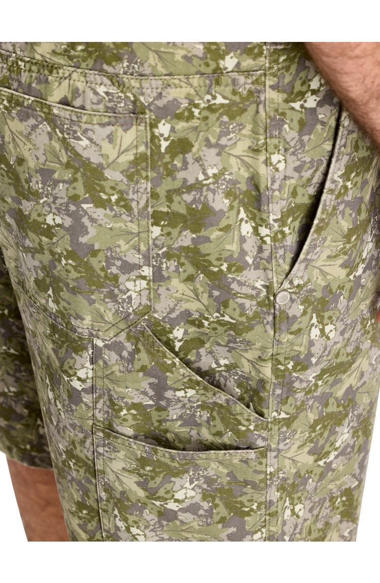 True Nation by DXL Big & Tall Relaxed-Fit Carpenter Shorts, Alternate, color, Faded Leaf Camo