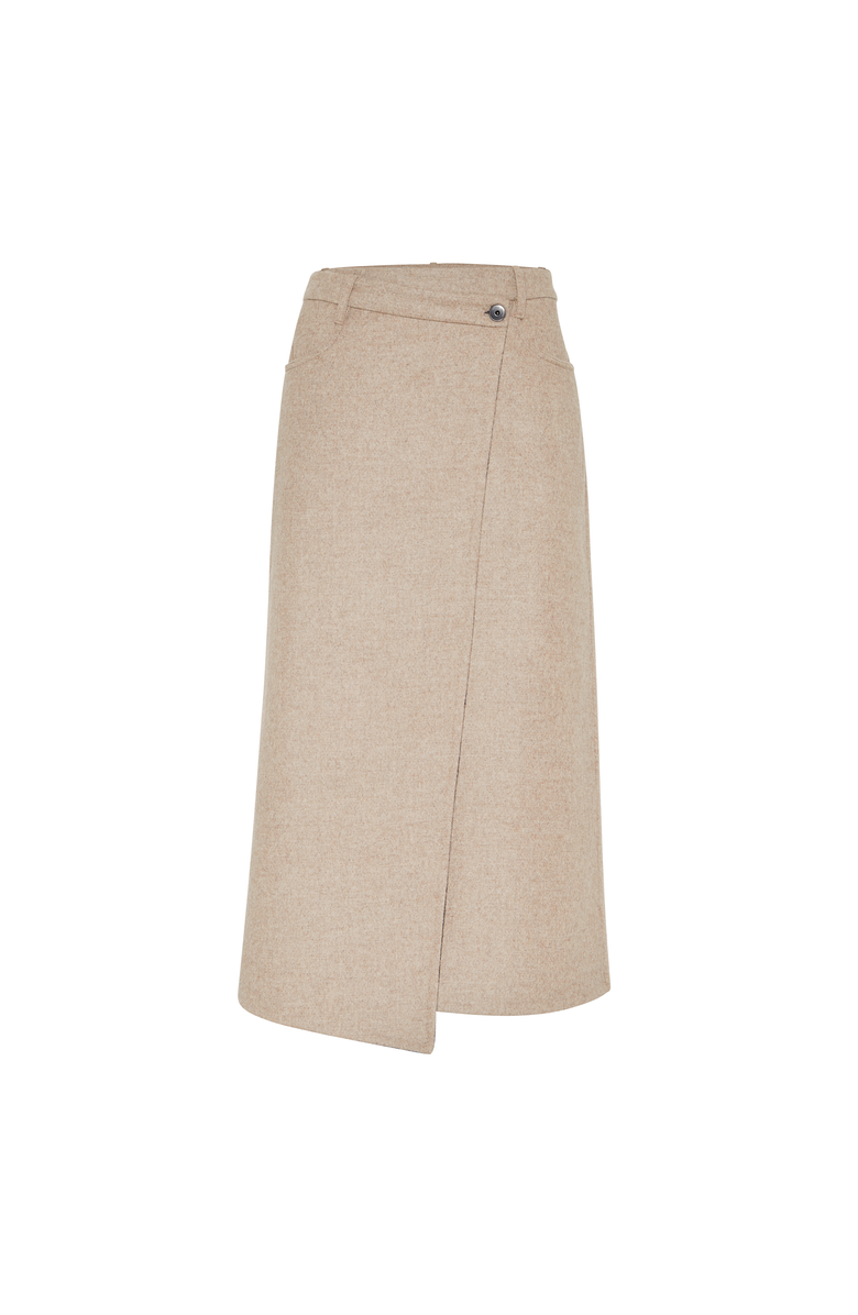 Brunello Cucinelli Hand-finished skirt, Main, color, Rope
