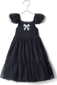 NORALEE Kids' Clara Swiss Dot Tulle Dress