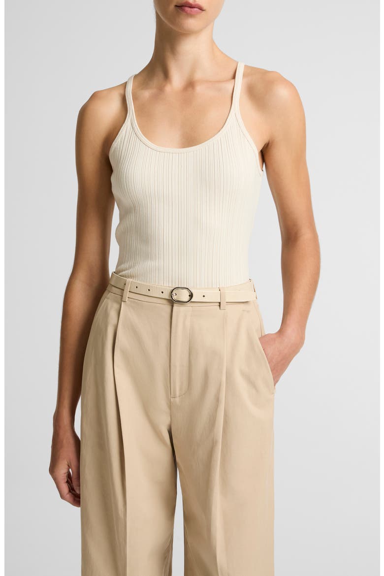Variegated Rib Tank, Main, color, FLAX