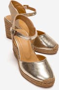 Forever & Always Shoes Sinta Suede Leather Platform Espadrille