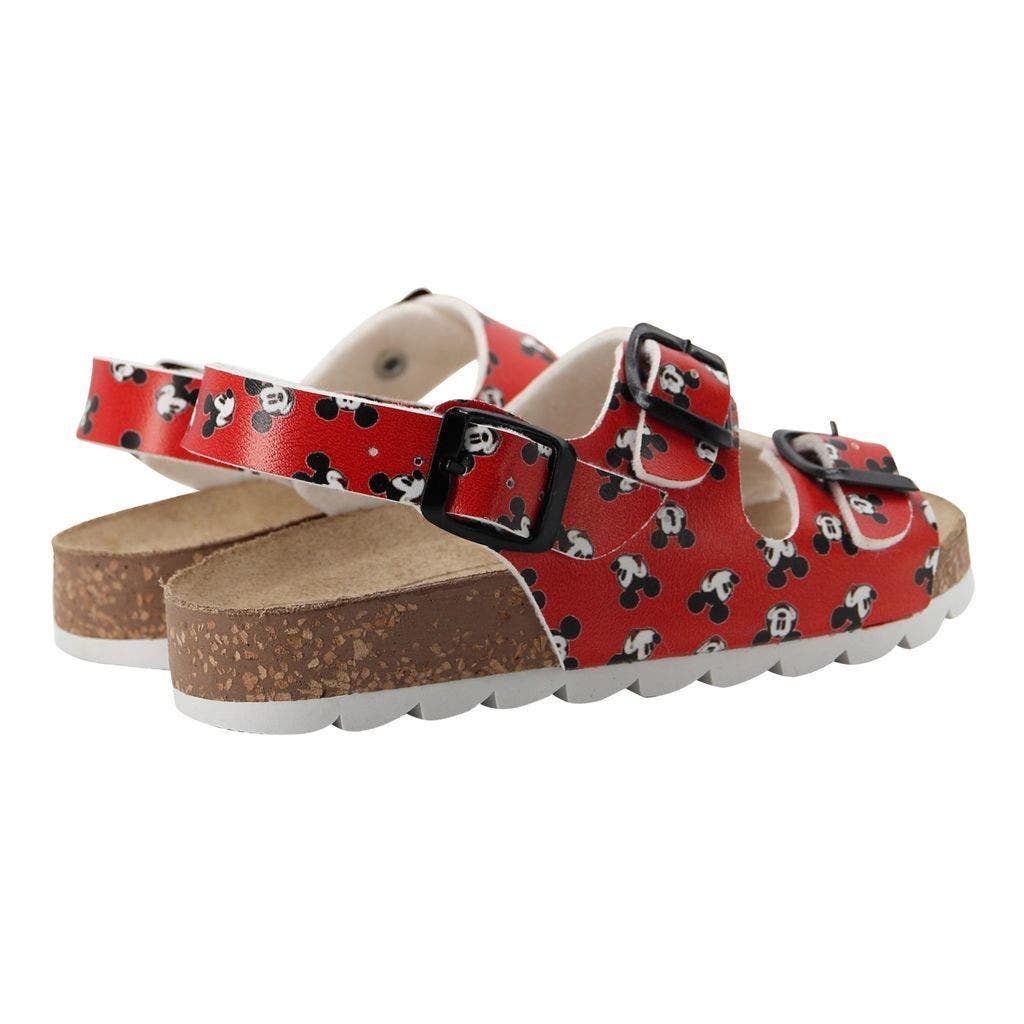 Master of Arts Mini Mickey Print Sandals, Alternate, color, Red