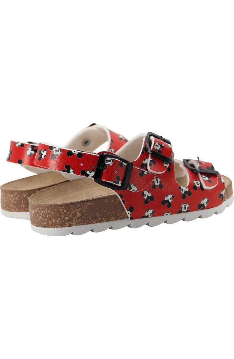 Master of Arts Mini Mickey Print Sandals, Alternate, color, Red