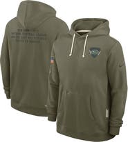 Nike Men's Nike Olive New York Jets 2025 Salute to Service Sideline Standard Issue Dri-FIT Hoodie