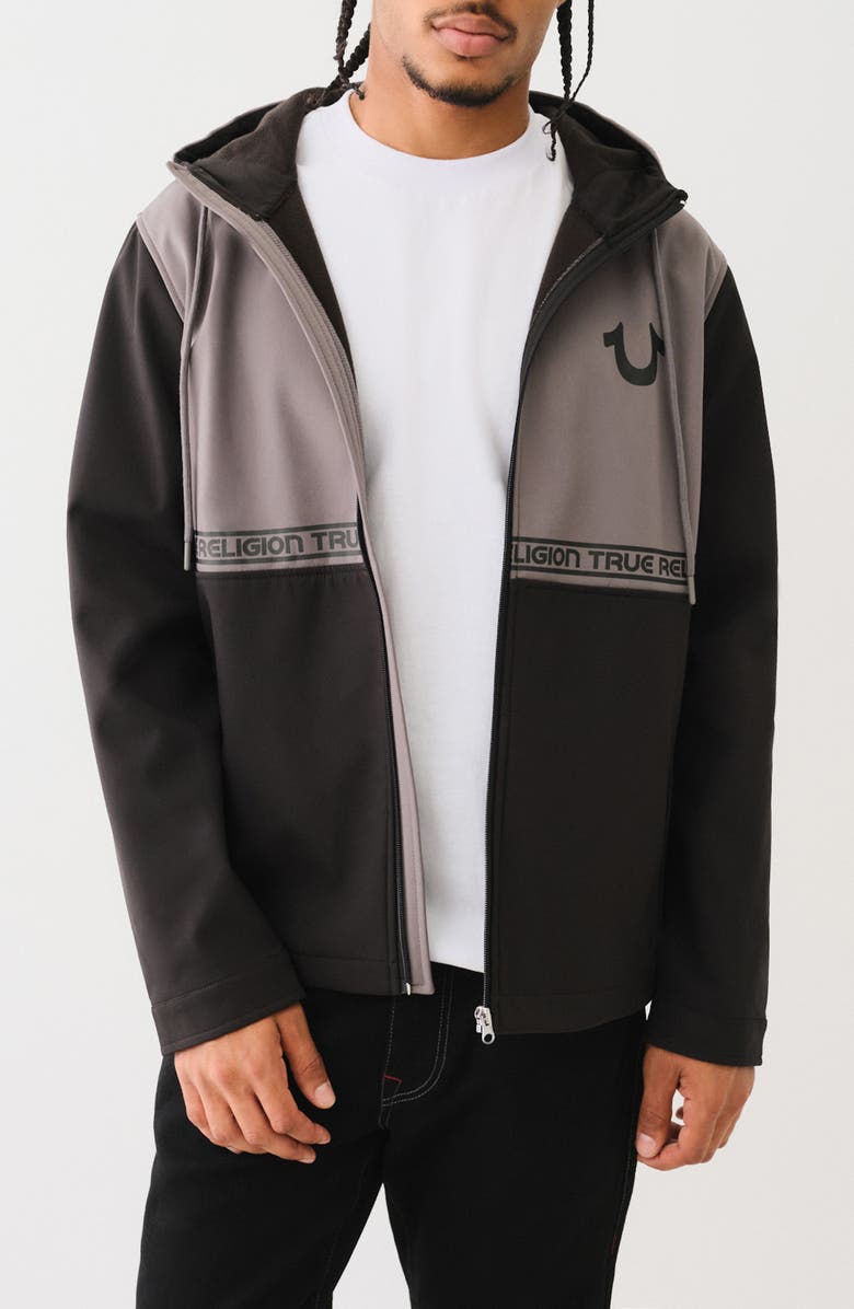 True Religion Soft Shell Wind Breaker Jacket, Main, color,