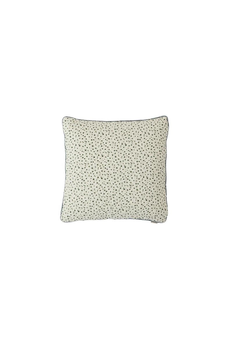 Quilted Aya Cushion Cover, Alternate, color, Brown Off White