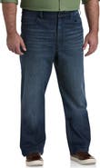 True Nation by DXL Loose-Fit Stretch Dark Wash Jeans