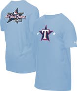 New Era Men's New Era Light Blue Texas Rangers 2025 MLB All-Star Game Workout T-Shirt