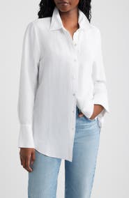 Rails Knox Linen Blend Button-Up Shirt