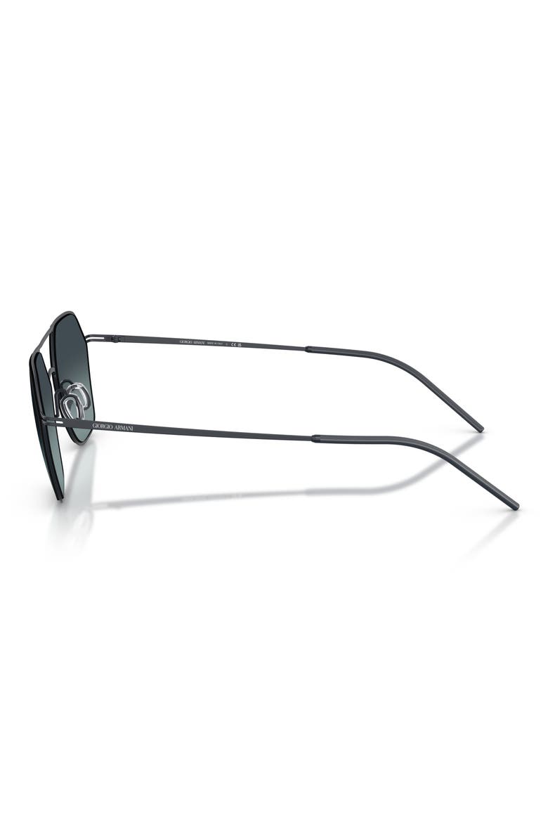 54mm Square Sunglasses, Alternate, color, MATTE BLUE / BLUE GRADIENT