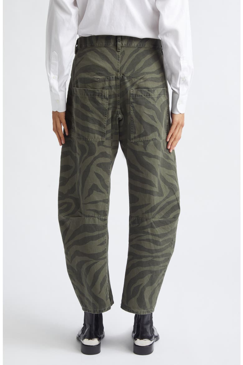 Shon Tiger Stripe Stretch Cotton Pants, Alternate, color, CAMO ZEBRA
