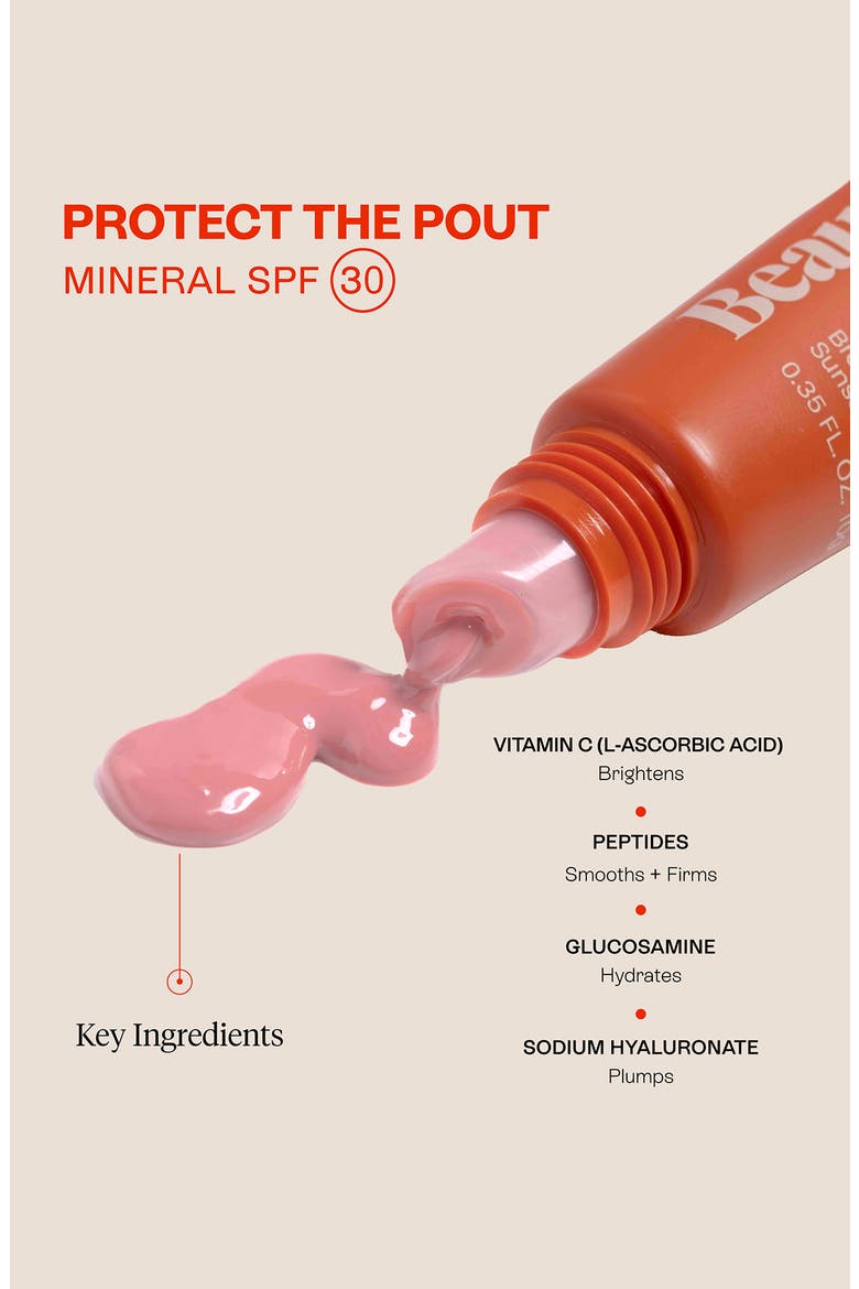 Vitamin C Mineral SPF 30 Lip Serum, Alternate, color, BABY PINK
