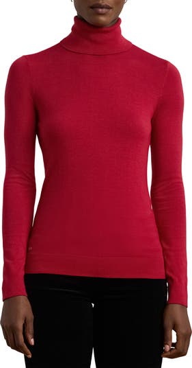 Polo Ralph Lauren Stretch Rib-Knit Turtleneck Sweater | Saks