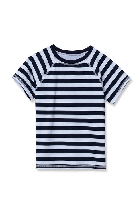 Girls Graphic Mock Neck UPF 50 Sun Protection Rash Guard