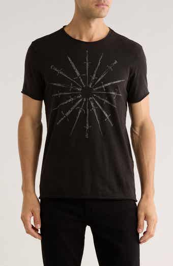 John Varvatos Dagger Circle Graphic T-Shirt