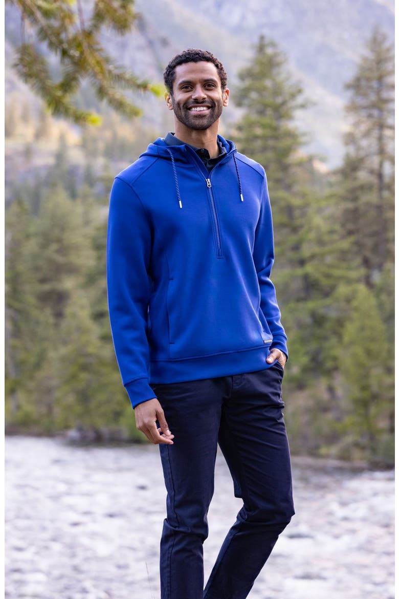 Roam Pullover Hoodie, Alternate, color, TOUR BLUE