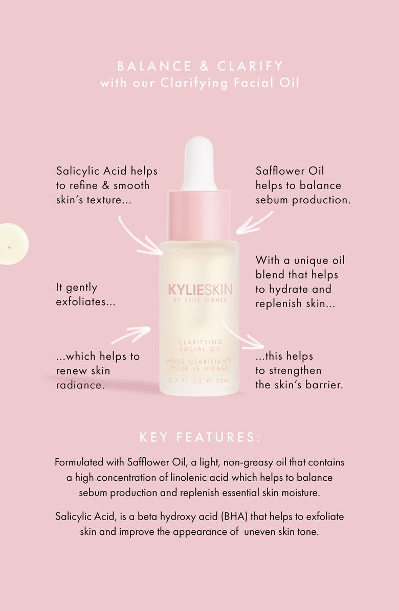 Kylie Cosmetics Clarifying Face Oil, Alternate, color, 