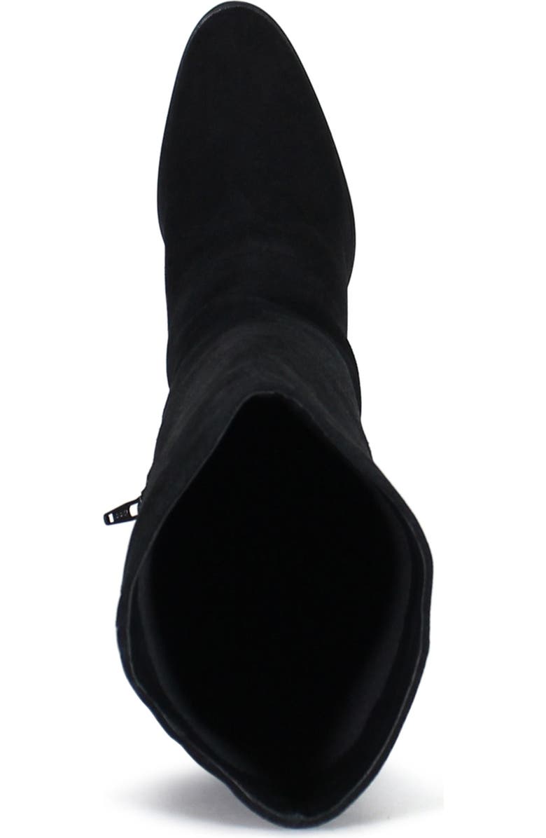 Diba True TEXT BACK Suede Stove Pipe Tall Boot, Alternate, color, Black