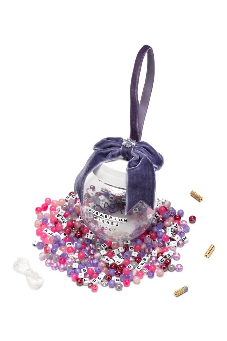 Sugarplum Wishes Bead Kit, Main, color, PINK MULTI/ WHITE