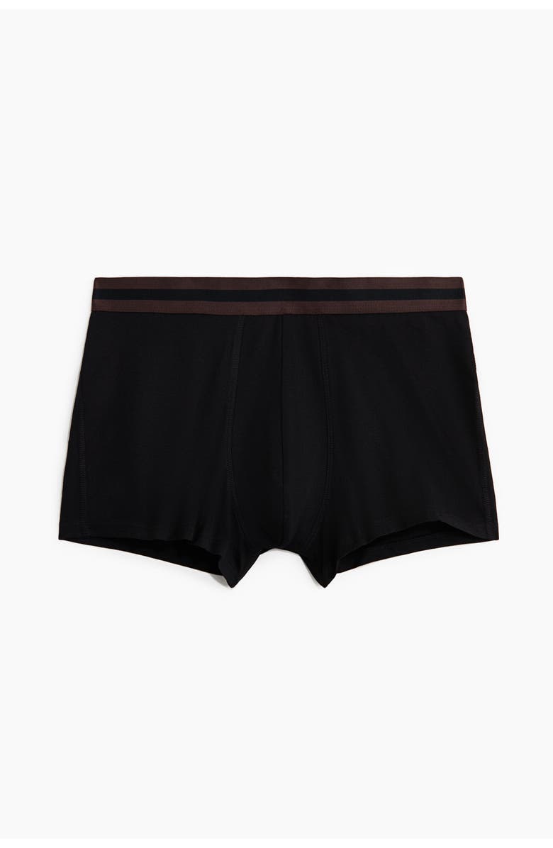 H&M 10-pack Cotton Short Trunks, Alternate, color, Black/Brown