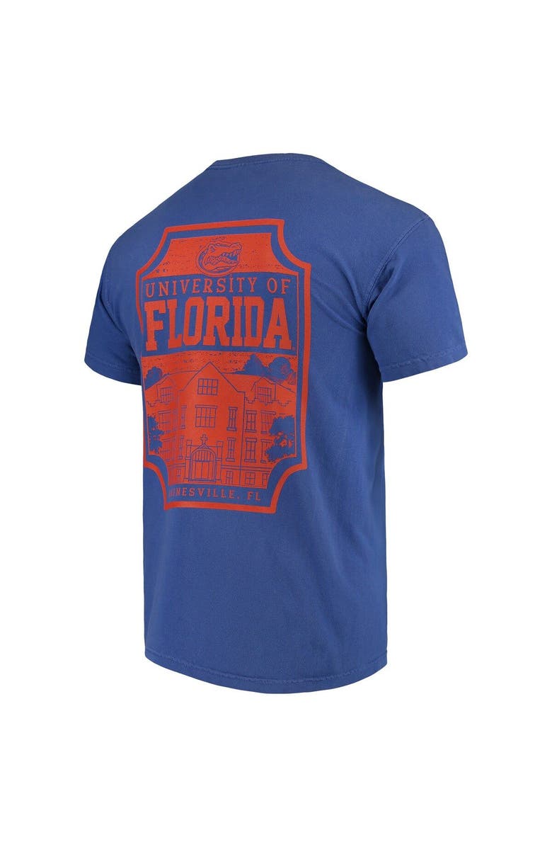 IMAGE ONE Men's Royal Florida Gators Comfort Colors Campus Icon T-Shirt, Alternate, color, 