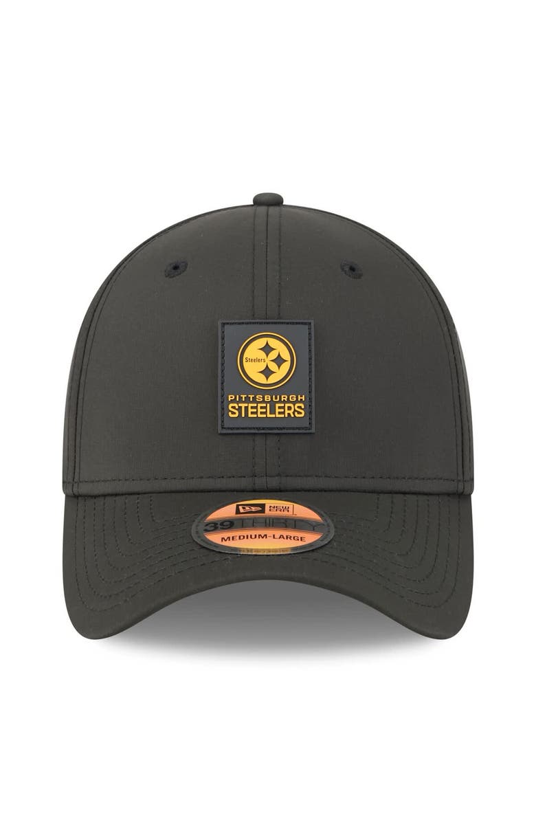 New Era Men's New Era Black Pittsburgh Steelers 2025 Sideline 39THIRTY Flex Hat, Alternate, color, 