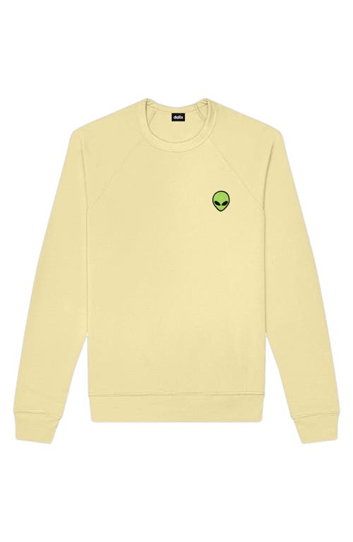 Dalix Alien Fleece Sweatshirt In French Vanilla