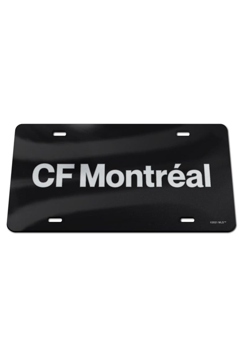 CF Montréal Laser-Cut License Plate, Main, color, Black