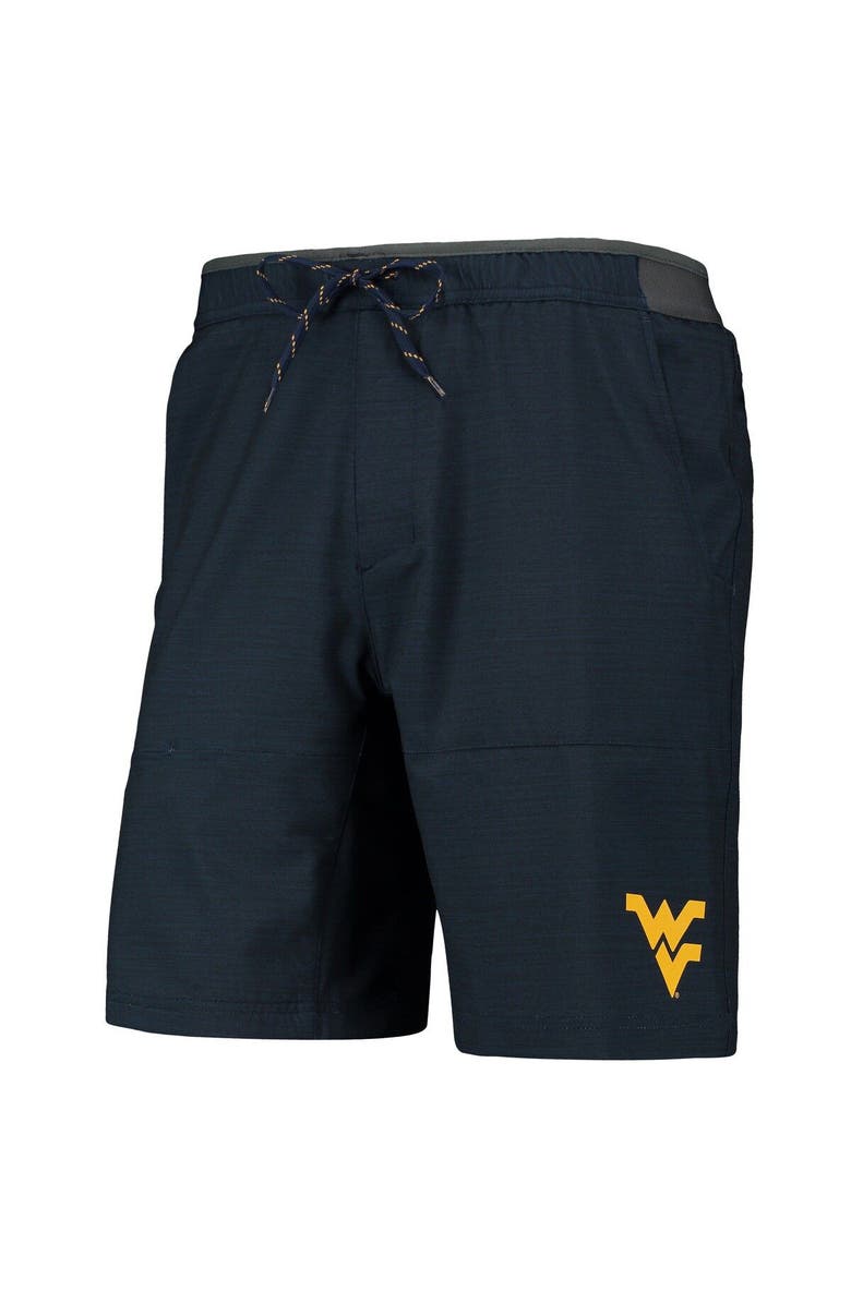 Columbia Men's Columbia Navy West Virginia Mountaineers Twisted Creek Omni-Shield Shorts, Alternate, color, Navy