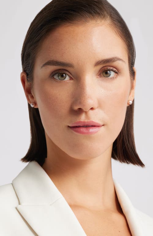 Nordstrom Freshwater Pearl Stud Earrings In Pink
