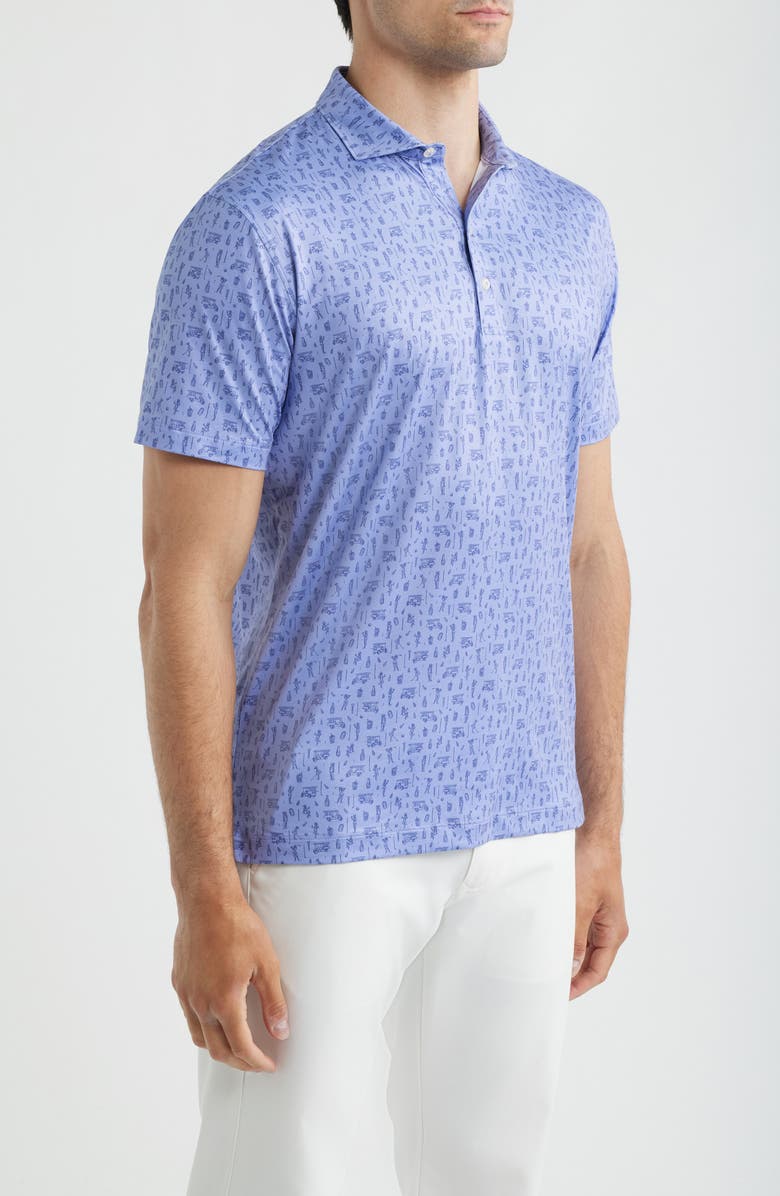 johnnie-O Cocktail Cart Featherweight Performance Polo, Alternate, color, 