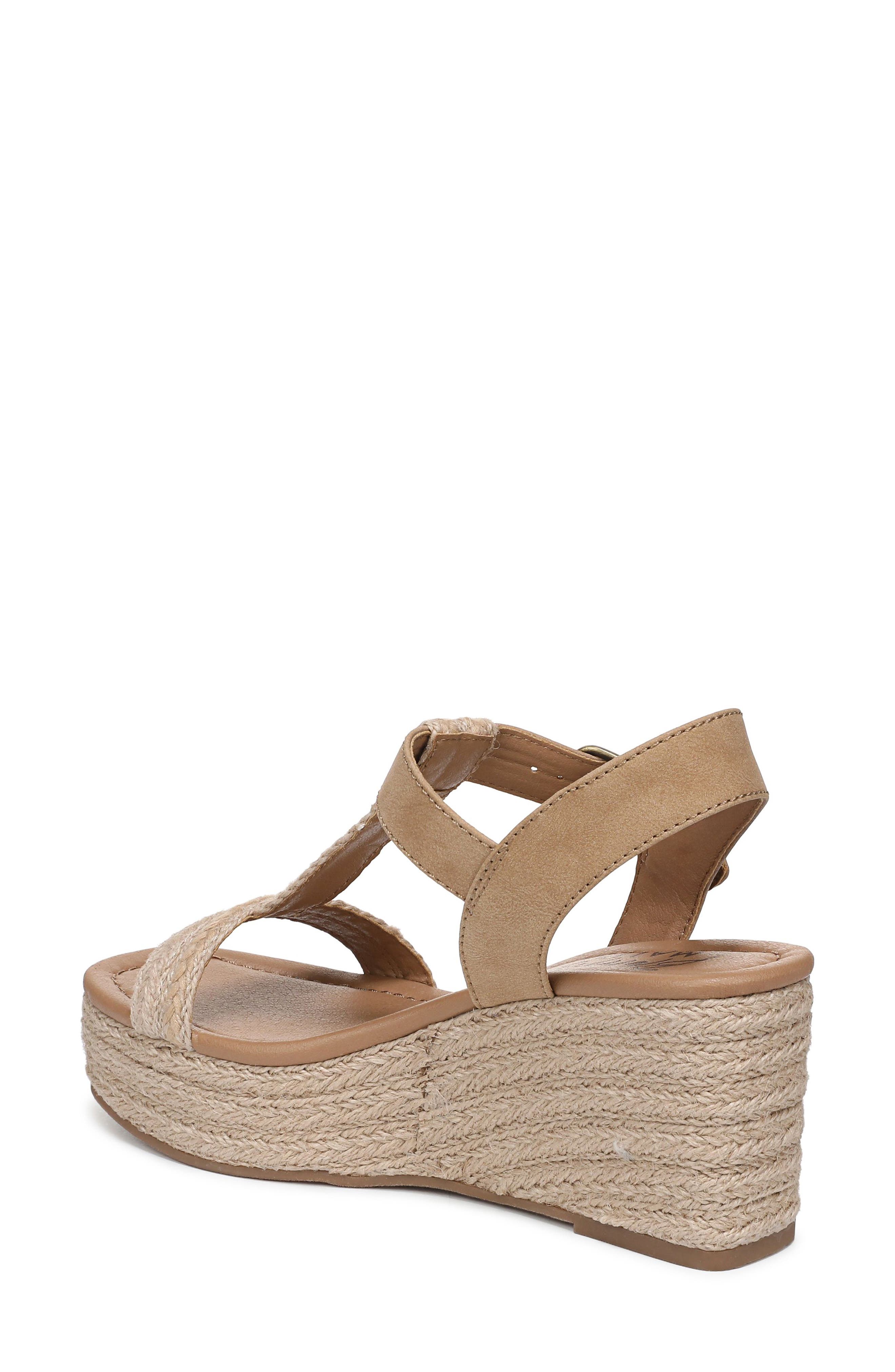 Annika T-Strap Espadrille Wedge Sandal, Alternate, color, NATURAL SAND JUTE/ NUBUCK