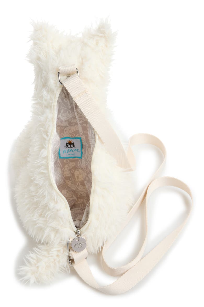 Munro Scottie Dog Plushie Shoulder Bag, Alternate, color, CREAM