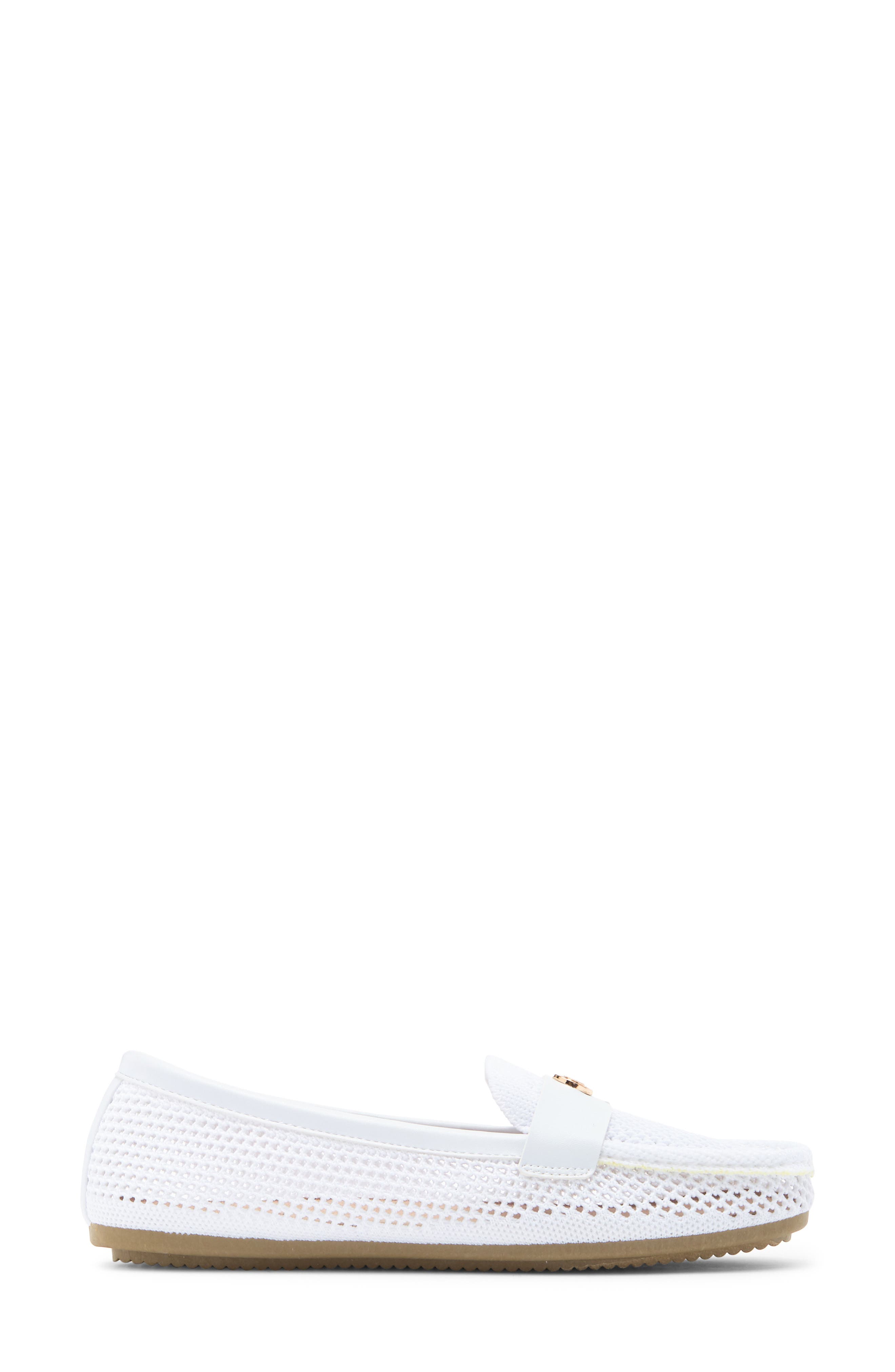 GLORIA VANDERBILT Knit Penny Loafer, Alternate, color, White