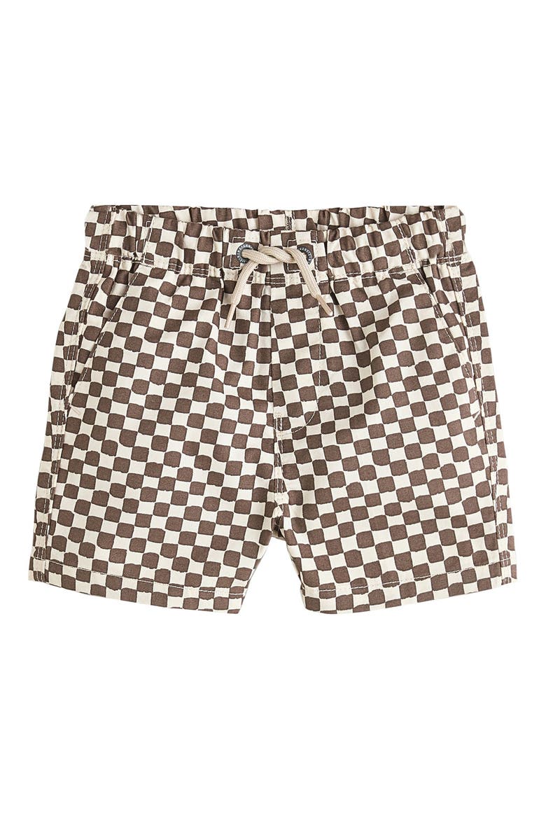 Kids' Set of 3 Assorted Cotton Shorts, Alternate, color, BROWN