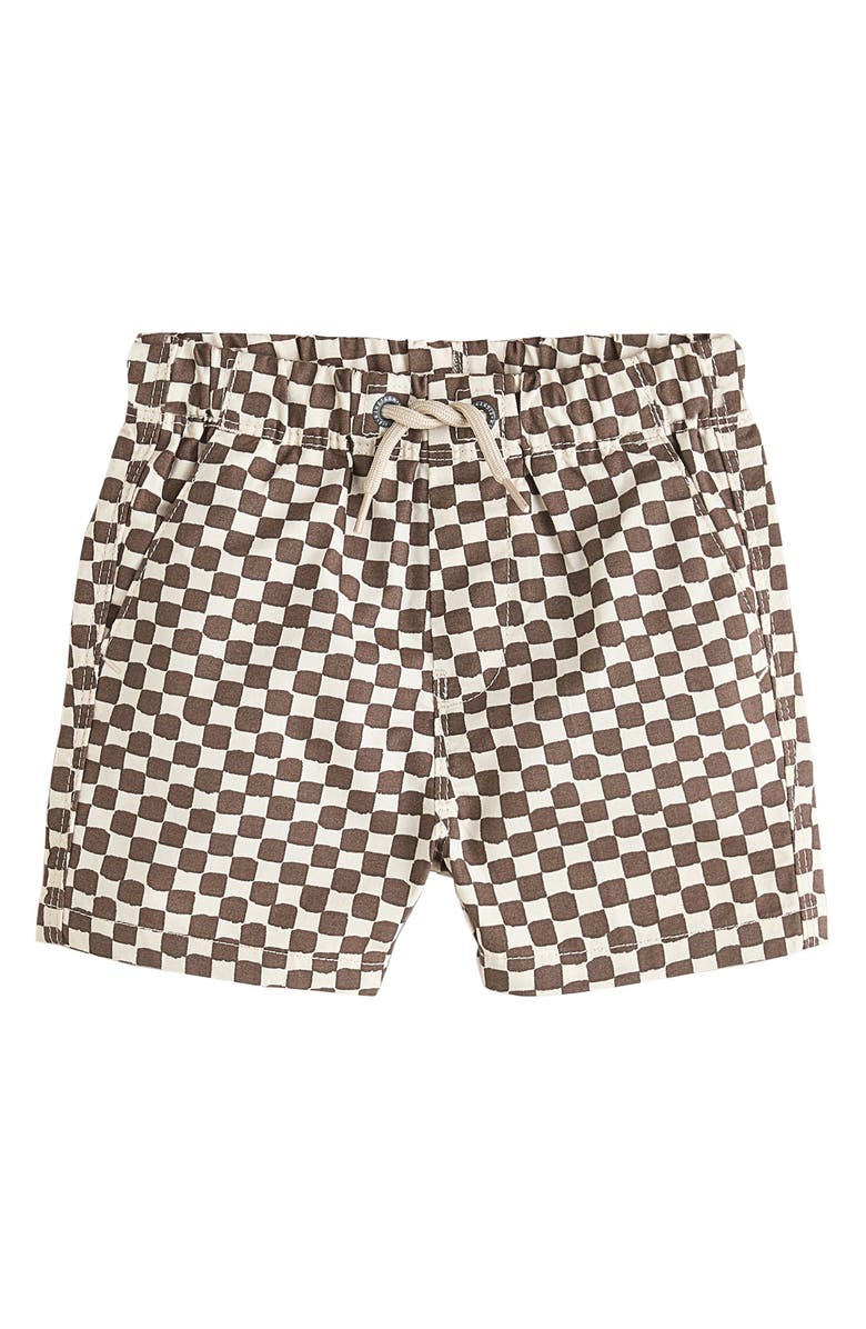 NEXT Kids' Set of 3 Assorted Cotton Shorts, Alternate, color, Brown