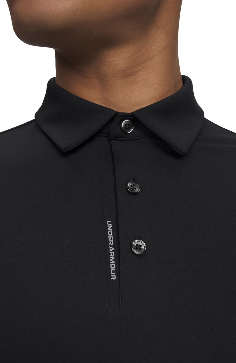 Under Armour UA ArmourDry Solid Performance Golf Polo, Alternate, color, Black