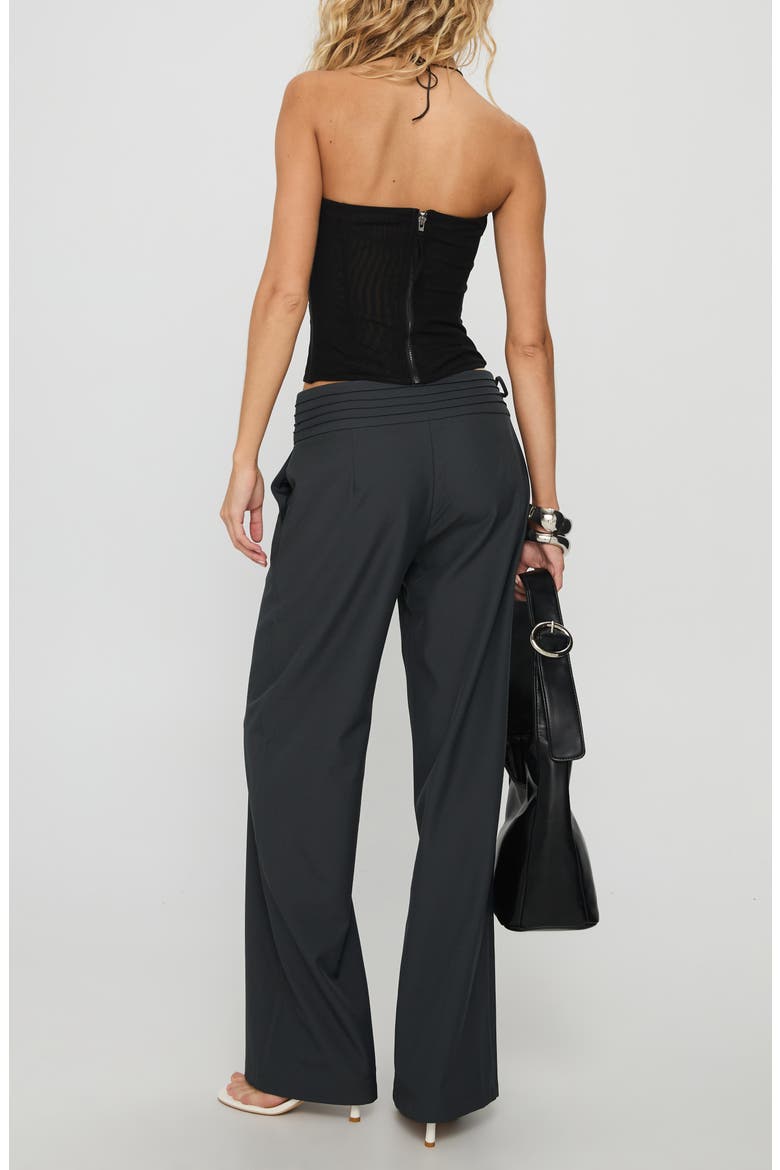 Oscuro Longline Sheer Mesh Corset Top, Alternate, color, BLACK