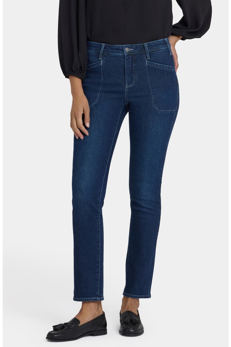 Sheri Utility Pocket Slim Jeans, Main, color, INK SKYLINE