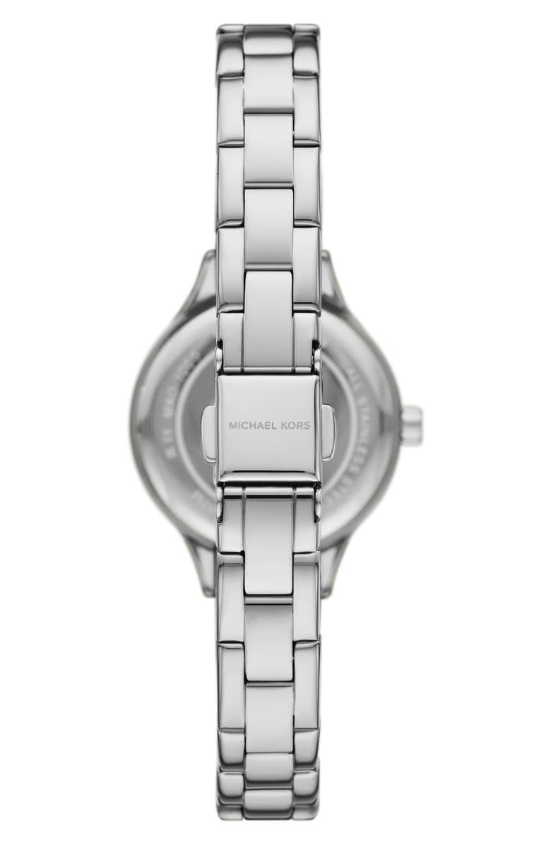 Michael Kors Aspyn Crystal Three-Hand Quartz Bracelet Watch, 28mm, Alternate, color, 