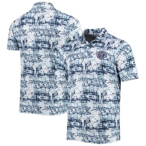 Men's Antigua Navy New York City FC Vivid Polo
