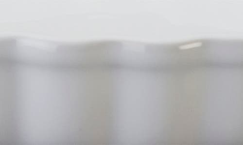 Le Creuset Stoneware Tart Dish In White