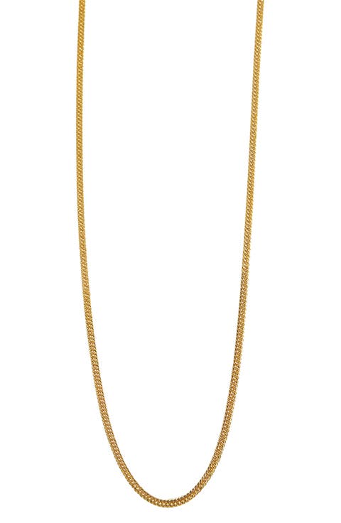 Flat Cable Chain Necklace